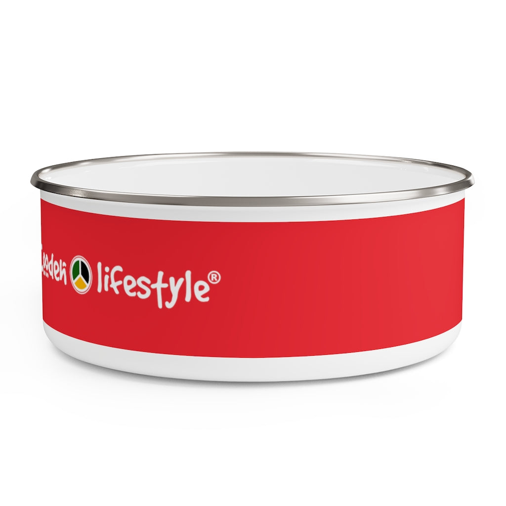 Enamel Bowl (S+R-RED) - Coodeh Lifestyle