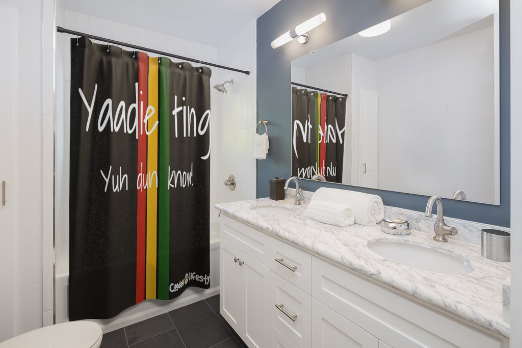 Shower Curtain (YTYDK-BLK) - Coodeh Lifestyle