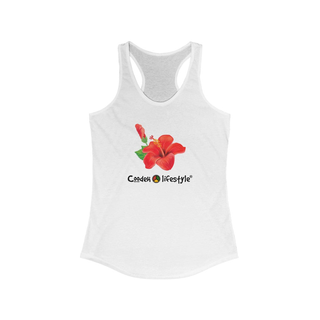 Women's Ideal Racerback Tank (FLWR) - Coodeh Lifestyle