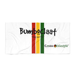 Load image into Gallery viewer, Coodeh Beach Towel (BUMB-WHT) - Coodeh Lifestyle
