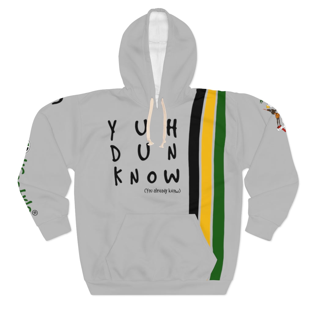 Unisex Pullover Hoodie (YuhDunKnow-LTGRYJACOL) - Coodeh Lifestyle