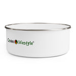 Load image into Gallery viewer, Enamel Bowl (S+R-WHT) - Coodeh Lifestyle
