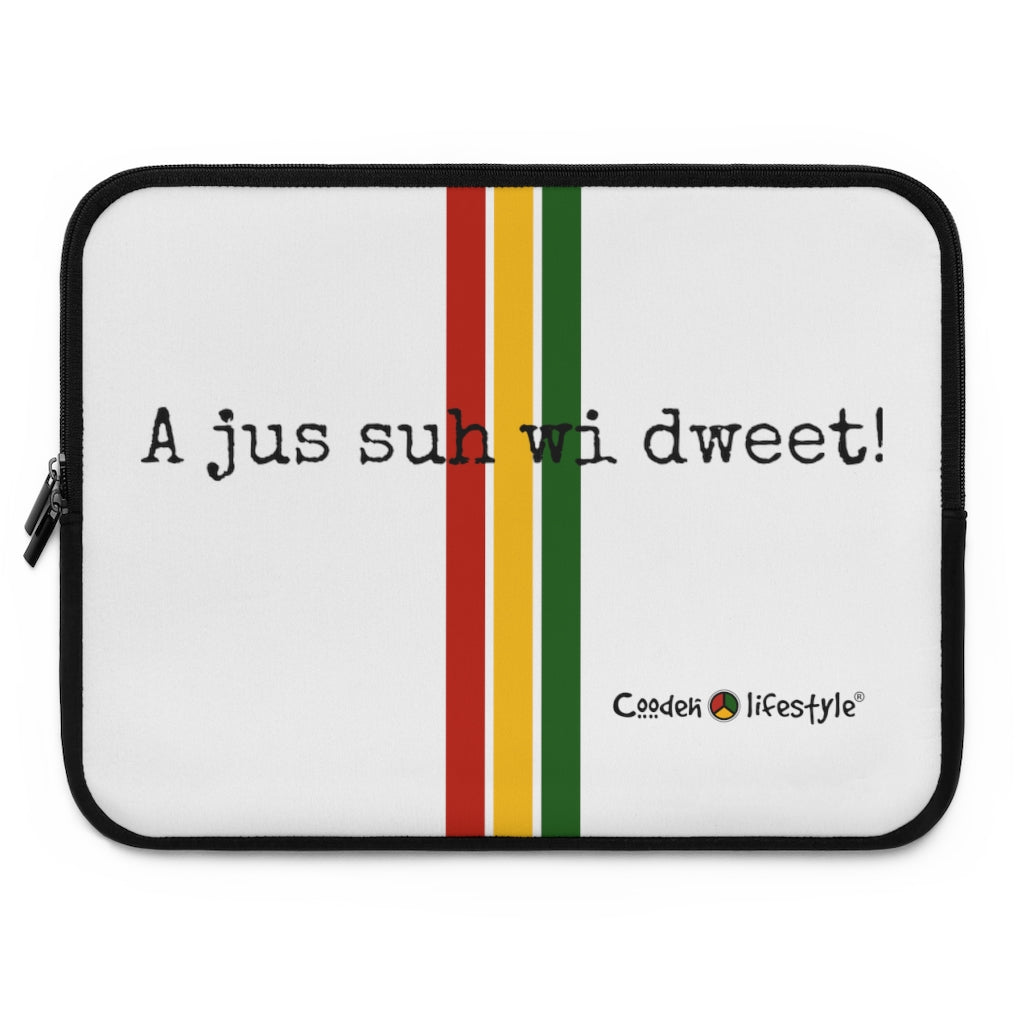 Laptop & Tablet Sleeve (AJSWD-WHT) - Coodeh Lifestyle