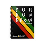 Load image into Gallery viewer, Coodeh Spiral Notebook (Ruled Line-YuhDunKnow-BLK) - Coodeh Lifestyle
