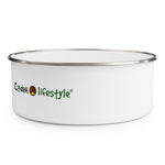 Load image into Gallery viewer, Enamel Bowl (S+R-WHT) - Coodeh Lifestyle
