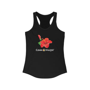 Women's Ideal Racerback Tank (FLWR) - Coodeh Lifestyle