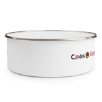 Load image into Gallery viewer, Enamel Bowl (FLWR-WHT) - Coodeh Lifestyle
