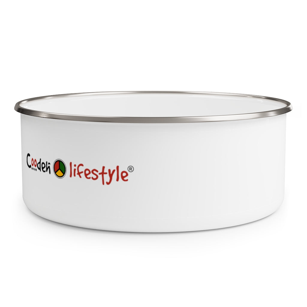 Enamel Bowl (FLWR-WHT) - Coodeh Lifestyle