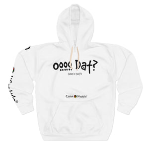 Unisex Pullover Hoodie (OOOODAT-WHTPANCOL) - Coodeh Lifestyle