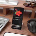 Load image into Gallery viewer, Mobile Display Stand for Smartphones (Flowers--Blk) - Coodeh Lifestyle
