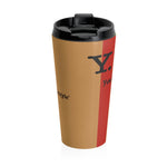 Load image into Gallery viewer, Coodeh Stainless Steel Travel Mug (YDK-PAN-BRN) - Coodeh Lifestyle
