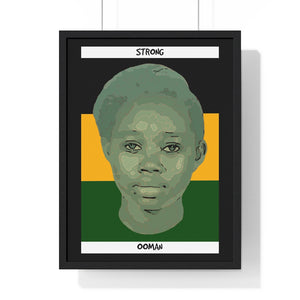 Framed “Strong Ooman” Art (JAD) - Coodeh Lifestyle