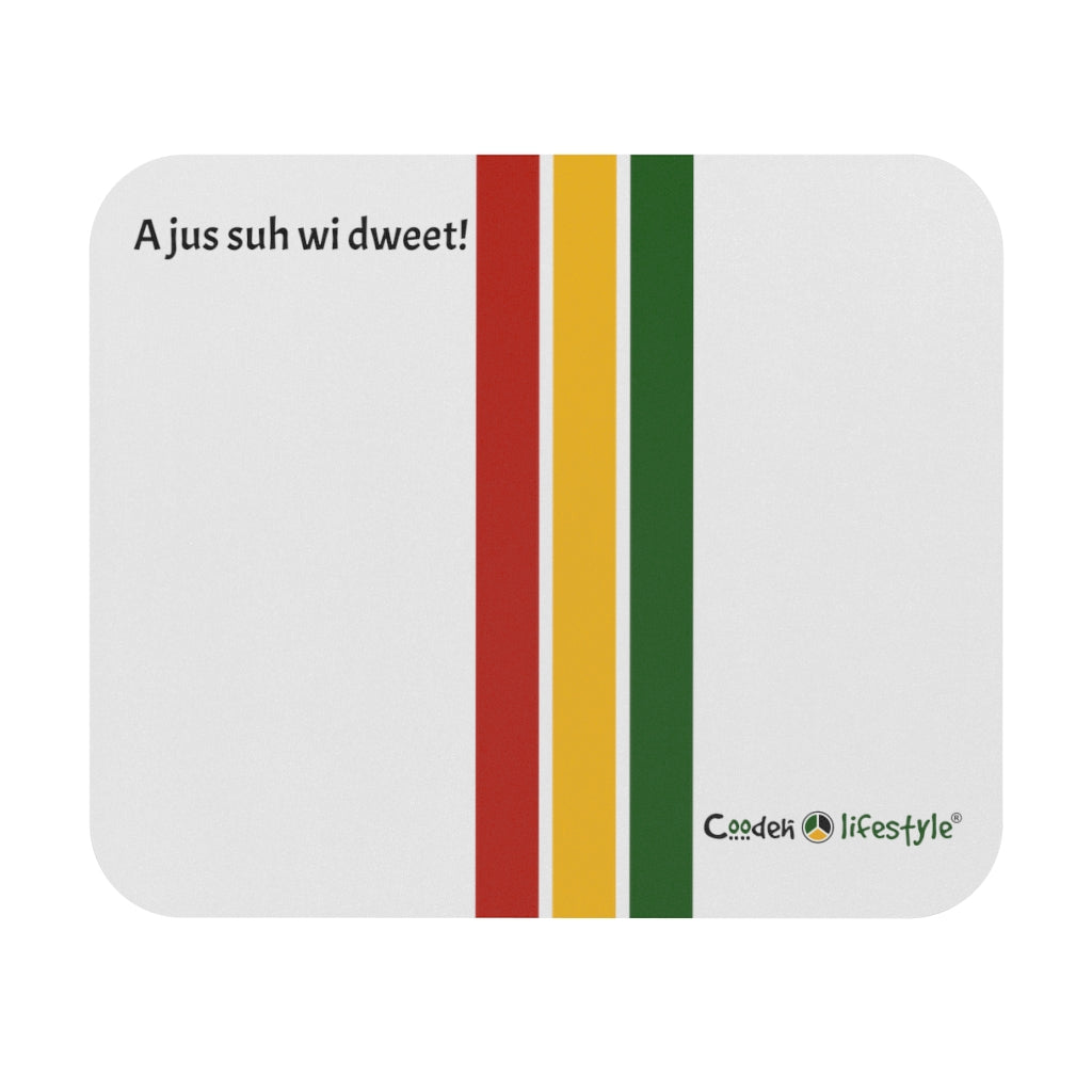 Mouse Pad (Rectangle-AJSWD-PAN-WHT) - Coodeh Lifestyle