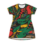 Load image into Gallery viewer, T-Shirt Dress (Multi-Art) - Coodeh Lifestyle
