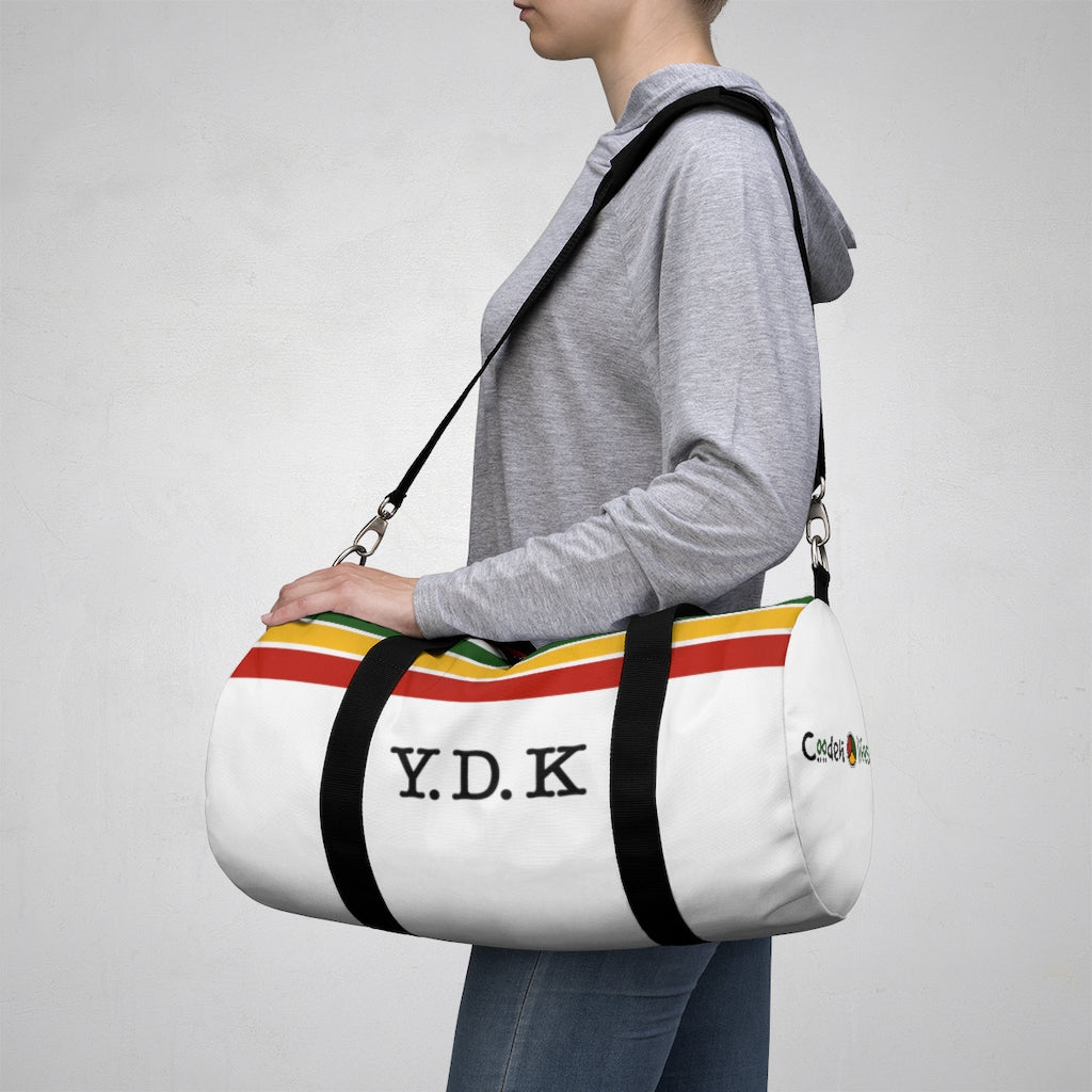 Coodeh Duffel Bag (YuhDunKnow-WHT) - Coodeh Lifestyle