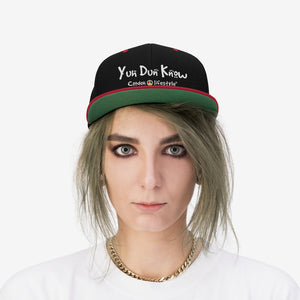 Unisex Flat Bill Hat (YuhDunKnow) - Coodeh Lifestyle