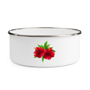 Enamel Bowl (FLWR-WHT) - Coodeh Lifestyle