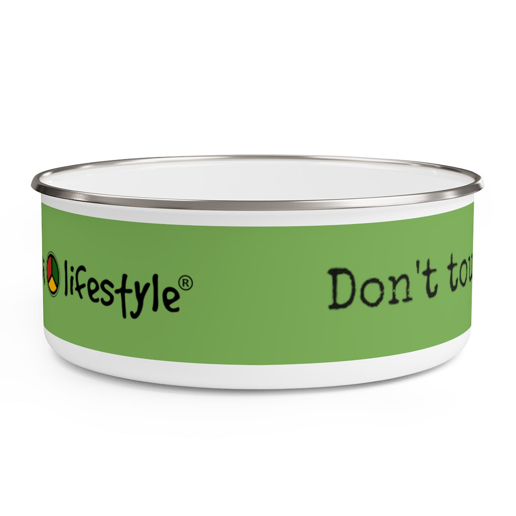 Enamel Bowl (GRN-Don'tTouch) - Coodeh Lifestyle