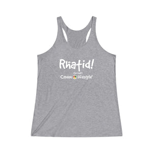 Women's Tri-Blend Racerback Tank (Rhatid) - Coodeh Lifestyle