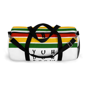 Coodeh Duffel Bag (YuhDunKnow-WHT) - Coodeh Lifestyle