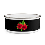 Load image into Gallery viewer, Enamel Bowl (FLWR-BLK) - Coodeh Lifestyle
