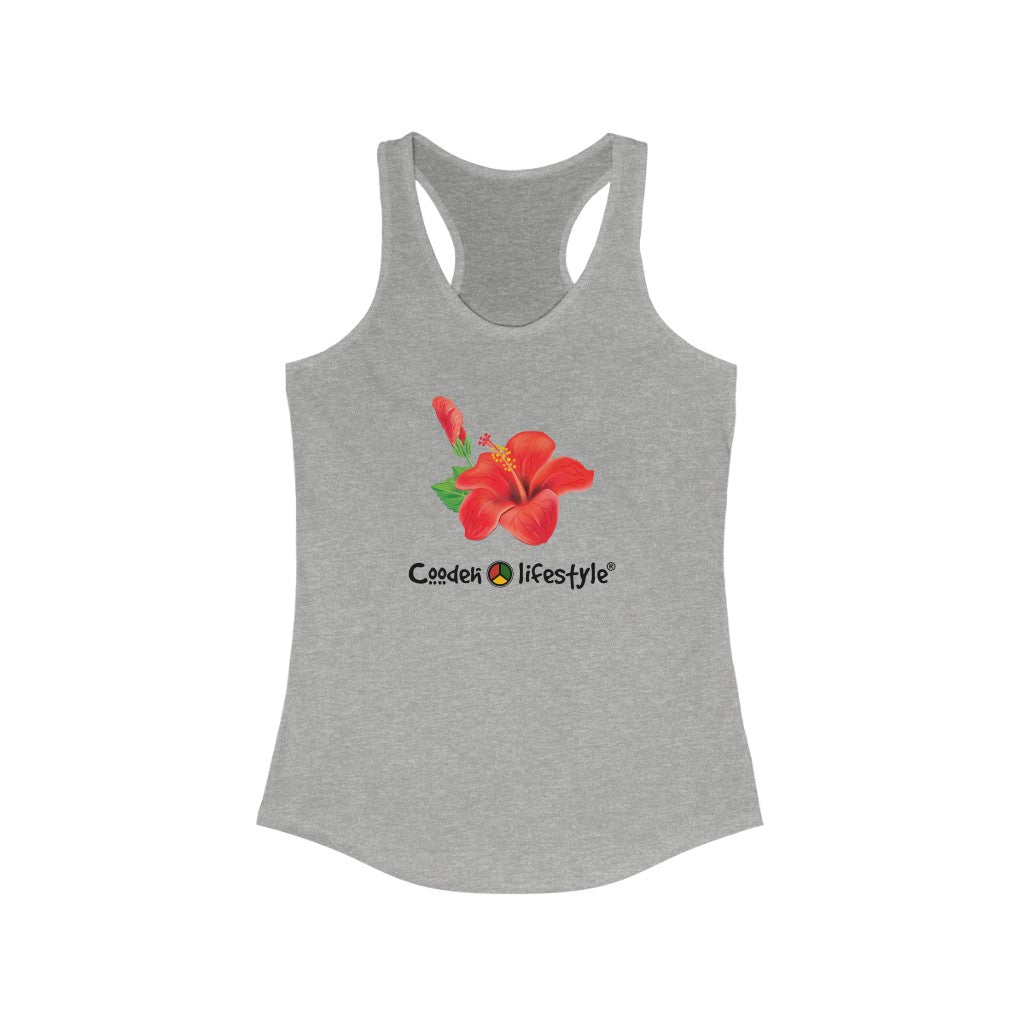 Women's Ideal Racerback Tank (FLWR) - Coodeh Lifestyle