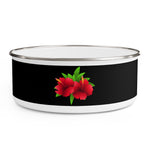 Load image into Gallery viewer, Enamel Bowl (FLWR-BLK) - Coodeh Lifestyle
