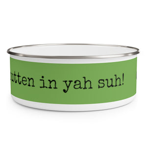 Enamel Bowl (GRN-Don'tTouch) - Coodeh Lifestyle