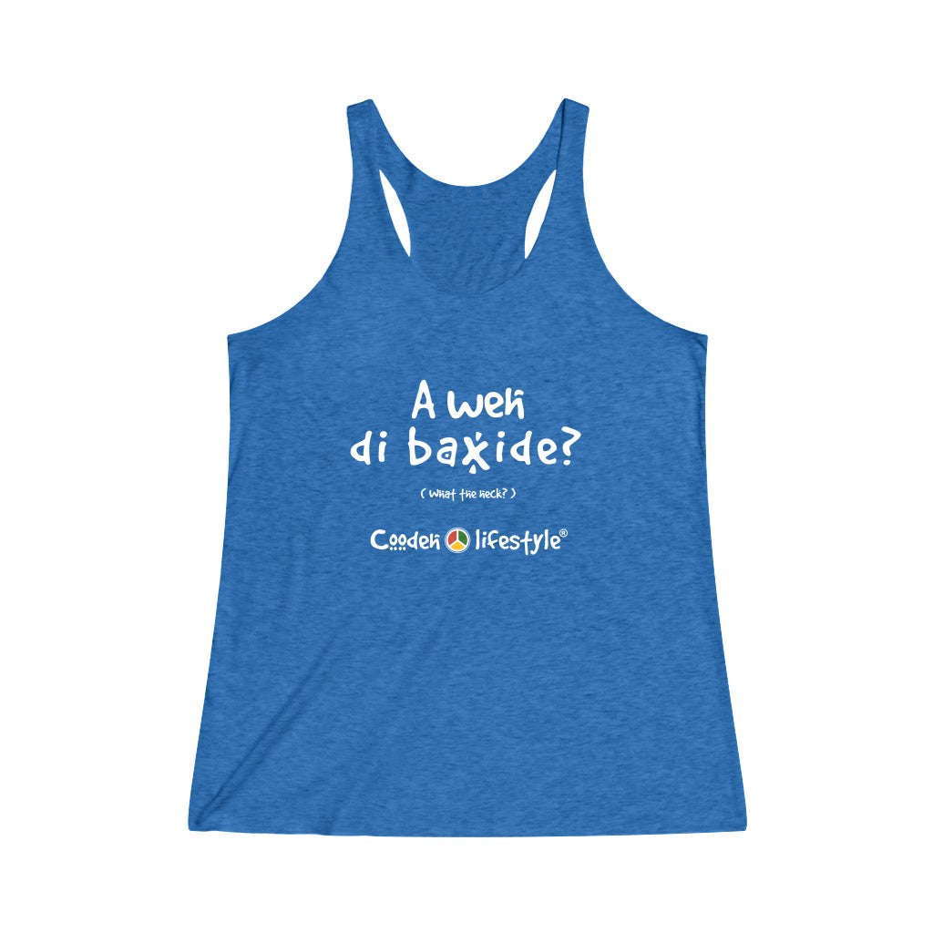 Women's Tri-Blend Racerback Tank (BAXIDE) - Coodeh Lifestyle