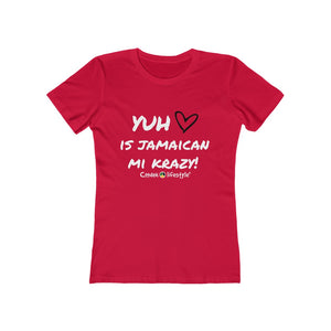 Women's The Boyfriend Tee (Krazy) - Coodeh Lifestyle