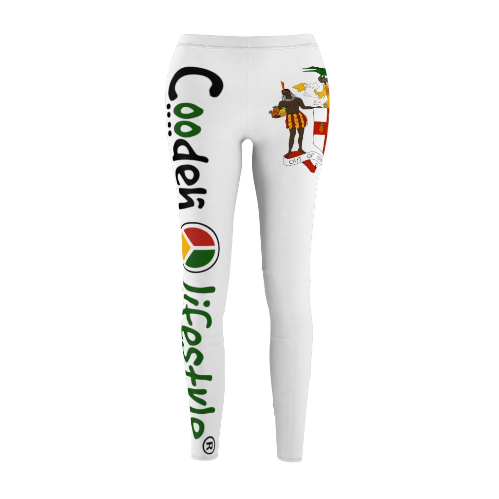 Women's Casual Leggings (JA-COA-WHT) - Coodeh Lifestyle