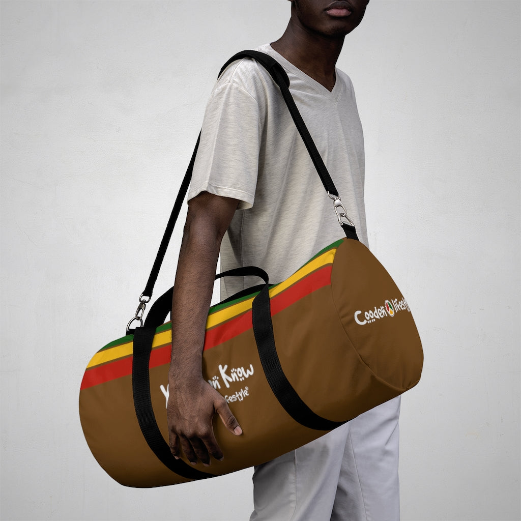 Coodeh Duffel Bag (YuhDunKnow-BRN) - Coodeh Lifestyle