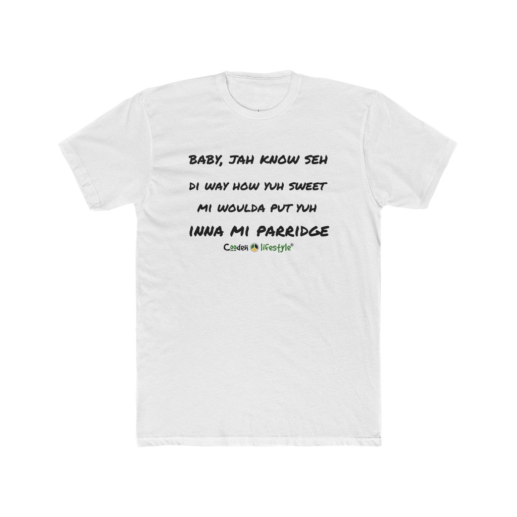 Men's Cotton Crew Tee (Parridge) - Coodeh Lifestyle