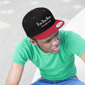 Unisex Flat Bill Hat (YuhDunKnow) - Coodeh Lifestyle