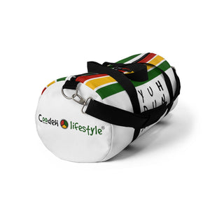 Coodeh Duffel Bag (YuhDunKnow-WHT) - Coodeh Lifestyle