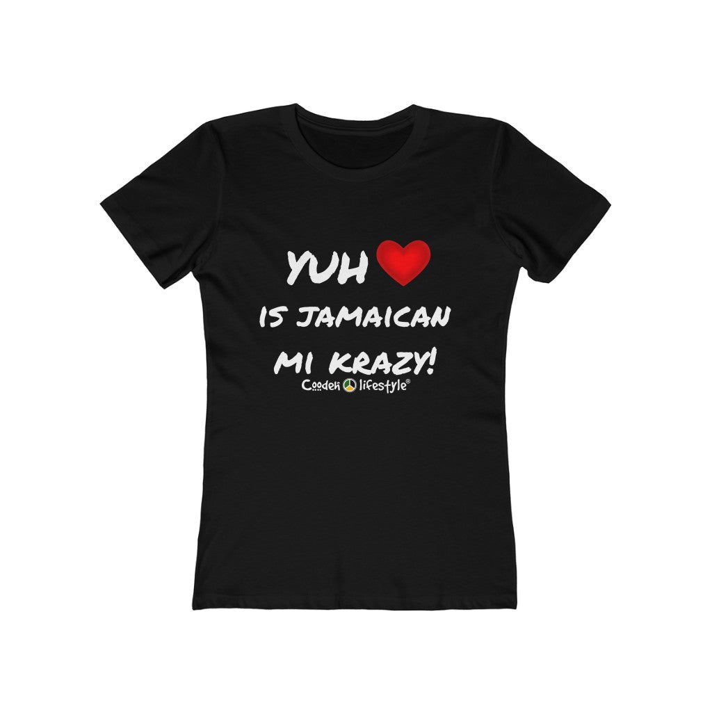 Women's The Boyfriend Tee (Krazy) - Coodeh Lifestyle