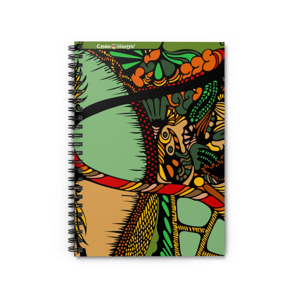 Coodeh Spiral Notebook (Ruled Line-MultiArt) - Coodeh Lifestyle