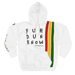 Load image into Gallery viewer, Unisex Pullover Hoodie (YuhDunKnow-WHTPANCOL) - Coodeh Lifestyle
