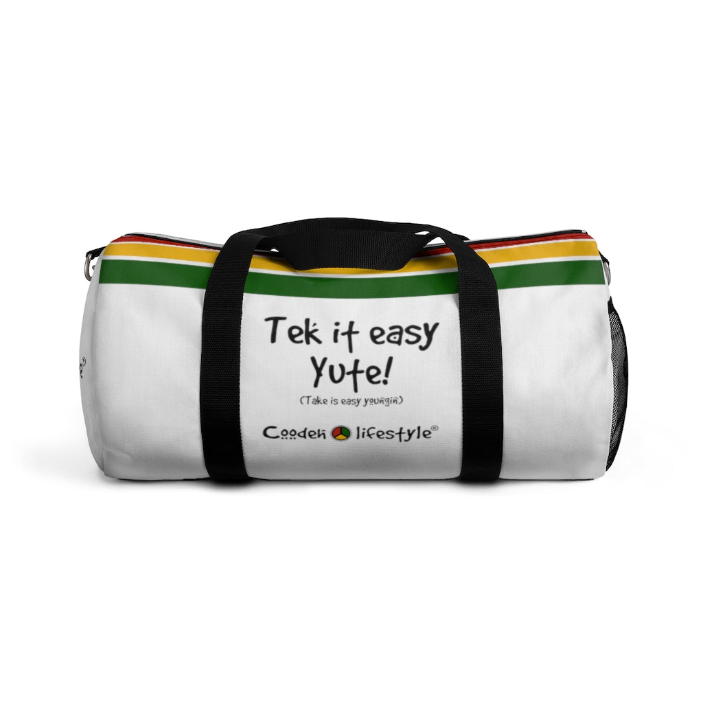 Coodeh Duffel Bag (TIEY-WHT) - Coodeh Lifestyle