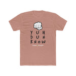 Load image into Gallery viewer, Men&#39;s Cotton Crew Tee (YuhDunKnow-BLU) - Coodeh Lifestyle
