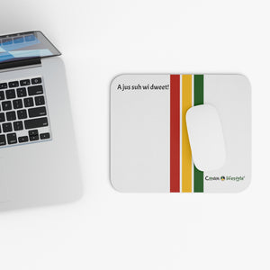 Mouse Pad (Rectangle-AJSWD-PAN-WHT) - Coodeh Lifestyle