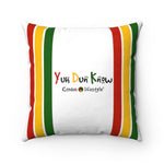 Load image into Gallery viewer, Coodeh Faux Suede Square Pillow (YDK-WHT) - Coodeh Lifestyle
