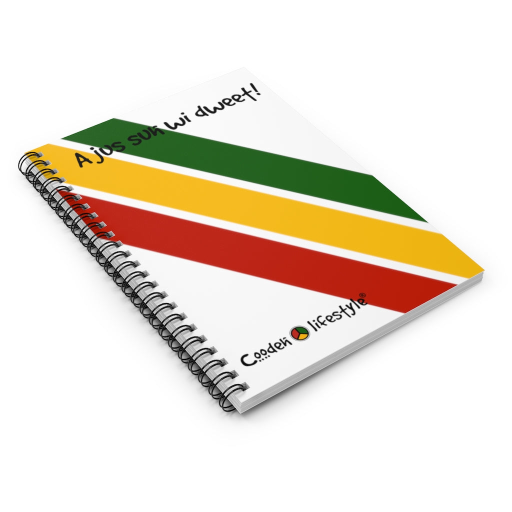 Coodeh Spiral Notebook (Ruled Lined-AJSWD-BRN) - Coodeh Lifestyle