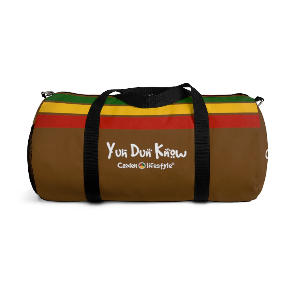 Coodeh Duffel Bag (YuhDunKnow-BRN) - Coodeh Lifestyle