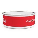 Load image into Gallery viewer, Enamel Bowl (YuhDunKnow-RED) - Coodeh Lifestyle
