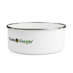 Load image into Gallery viewer, Enamel Bowl (S+R-WHT) - Coodeh Lifestyle
