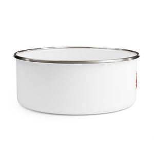 Enamel Bowl (FLWR-WHT) - Coodeh Lifestyle