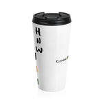 Load image into Gallery viewer, Coodeh Stainless Steel Travel Mug (YuhDunKnow-JAWHT) - Coodeh Lifestyle
