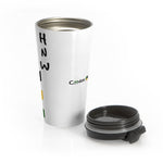 Load image into Gallery viewer, Coodeh Stainless Steel Travel Mug (YuhDunKnow-JAWHT) - Coodeh Lifestyle
