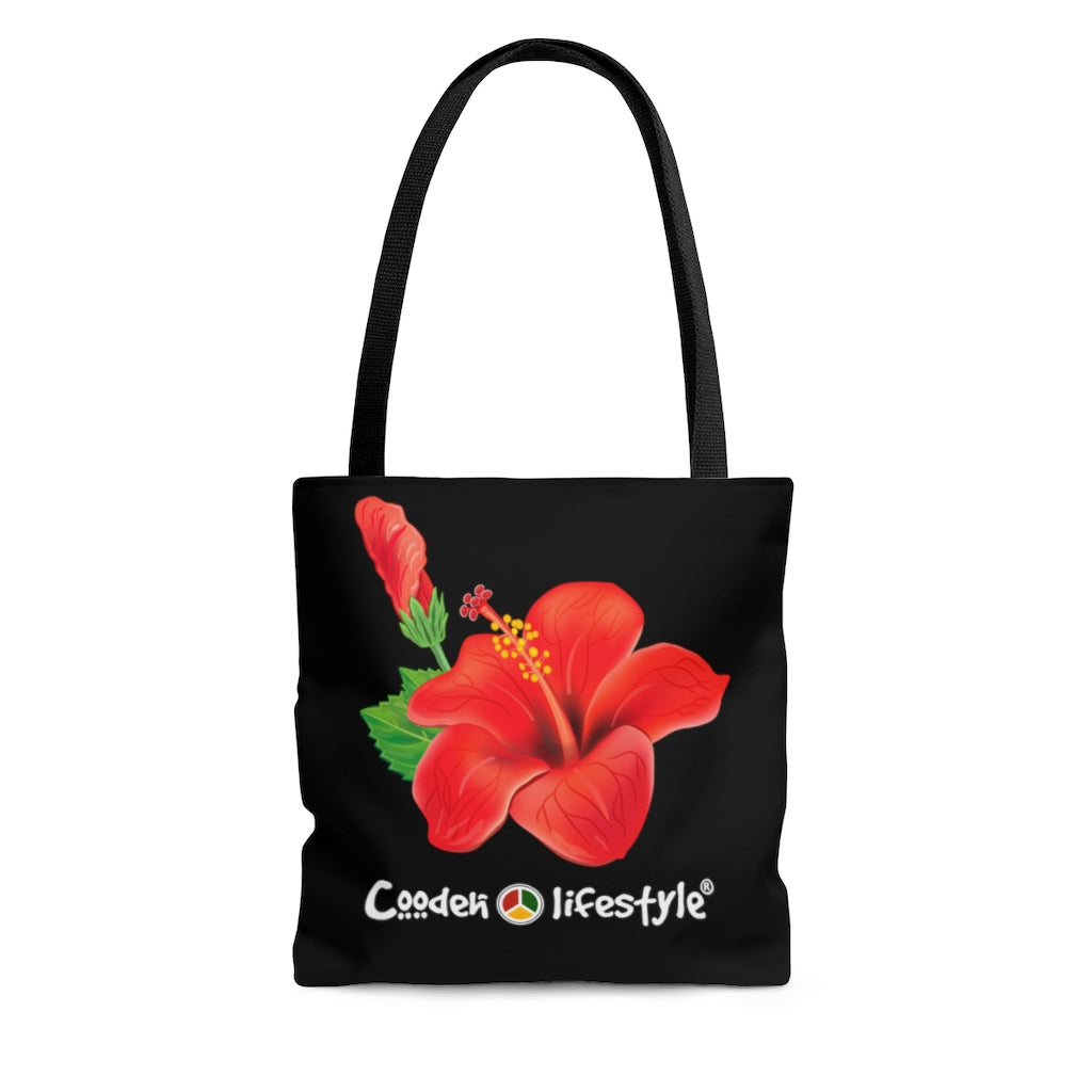 Coodeh Tote Bag (FLWR-BLK) - Coodeh Lifestyle